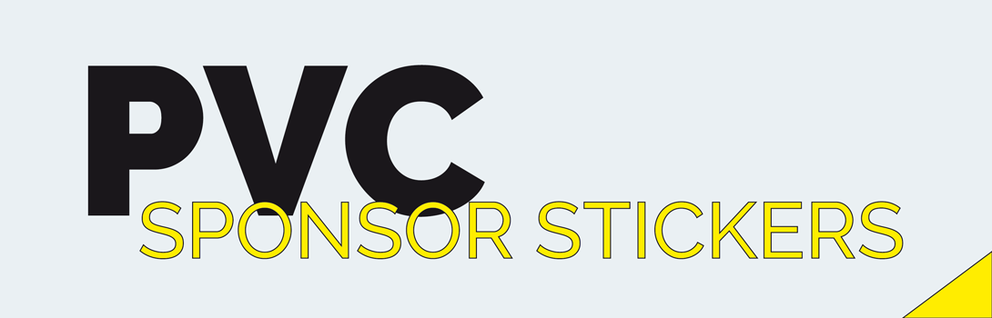 PVC Sponsor Stickers