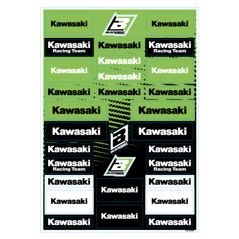 Kit adesivi loghi sponsor Kawasaki
