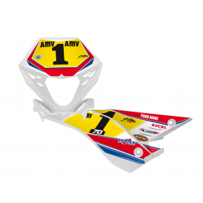 Kit Adesivi Portanumero Personalizzato modello Replica BETA Factory 2018