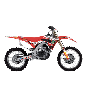 Kit Adesivi Completi di tabelle Portanumero Replica  Red Moto Assomotor 2020