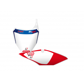 Kit Adesivi Portanumero Personalizzato Grafica Replica Honda HRC 2022