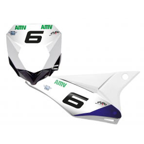 Kit Adesivi Portanumero Personalizzato modello Replica SHERCO CH racing 2020