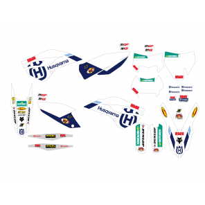 Kit Adesivi Replica Husqvarna Factory MxGP 2025 HUSQVARNA