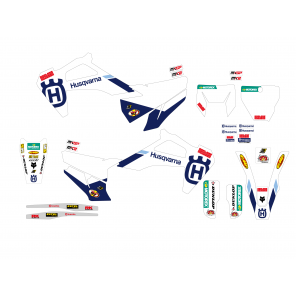 Kit Adesivi Replica Husqvarna Factory MxGP 2025 HUSQVARNA