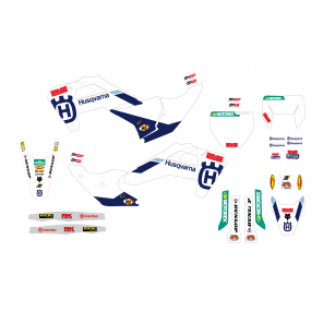 Kit Adesivi Replica Husqvarna Factory MxGP 2025 HUSQVARNA