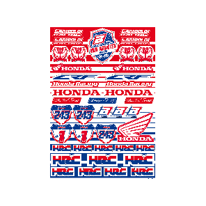 Juego Stickers Logo Sponsor  Replica Gariboldi 2017